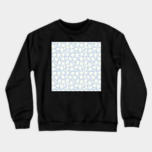 BUBBLE MATISSE FLORALS CREAM AND BBLUE Crewneck Sweatshirt